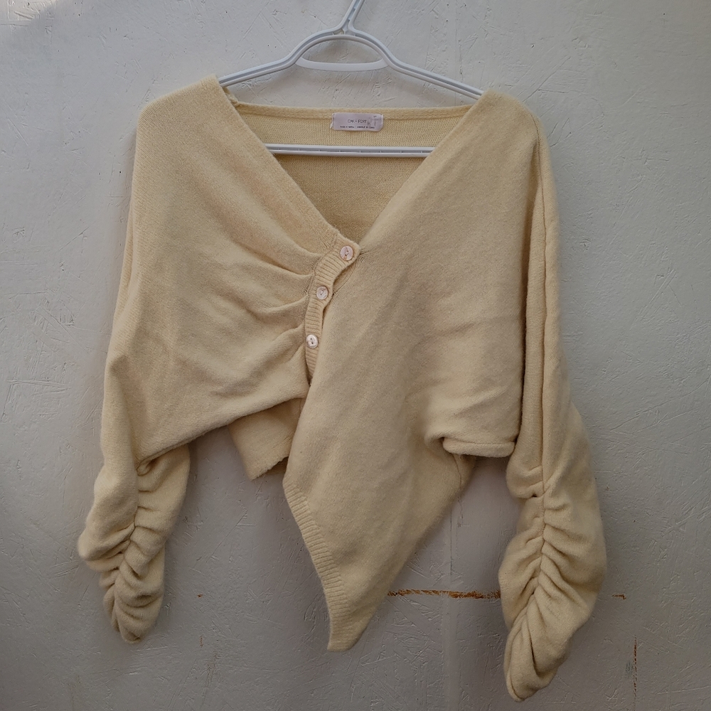 Oak + Fort button-up sweater/ cardigan
